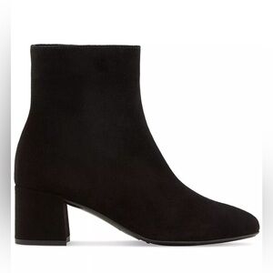 LA CANADIENNE Heritage Booties Black Suede‎ Sz 6
